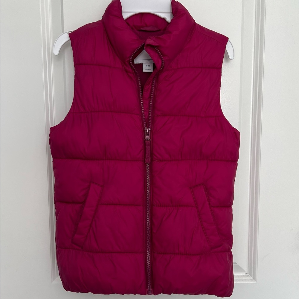 Old Navy Fuchsia Puffer Vest